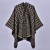  wind Double surface tassel slit shawl four brief warm cardigan