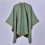  wind Double surface tassel slit shawl four brief warm cardigan