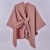 Autumn and Winter slit warm shawl occidental style classic grid belt cardigan