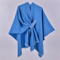 lady Autumn and Winter warm brief Double surface pure color slit imitate sheep..
