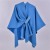 lady Autumn and Winter warm brief Double surface pure color slit imitate sheep velvet shawl