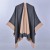 lady Autumn and Winter warm brief Double surface pure color slit imitate sheep velvet shawl
