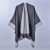 lady Autumn and Winter warm brief Double surface pure color slit imitate sheep velvet shawl