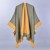 lady Autumn and Winter warm brief Double surface pure color slit imitate sheep velvet shawl