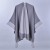 lady Autumn and Winter warm brief Double surface pure color slit imitate sheep velvet shawl