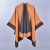 lady Autumn and Winter warm brief Double surface pure color slit imitate sheep velvet shawl