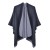 lady Autumn and Winter warm brief Double surface pure color slit imitate sheep velvet shawl