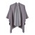 lady Autumn and Winter warm brief Double surface pure color slit imitate sheep velvet shawl