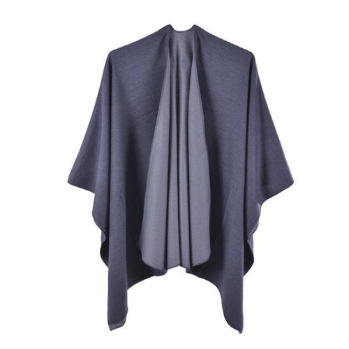 lady spring scarf shawl fashion all-Purpose pure color four imitate sheep velvet slit
