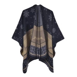 spring autumn lady imitate sheep velvet slit scarf shawl occidental style fash..