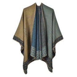 women scarf Autumn and Winter Stripe samll rhombus sweet Korea Sunscreen woman..