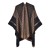 occidental style lady spring autumn warm fashion shawl Double surface imitate sheep velvet slit 