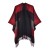 occidental style retro woman shawl grid imitate sheep velvet shawl brief warm wind