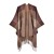 occidental style retro woman shawl grid imitate sheep velvet shawl brief warm wind