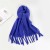 lady tassel grid shawl Nation wind Autumn and Winter new big travel thick scarf