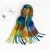 lady tassel grid shawl Nation wind Autumn and Winter new big travel thick scarf