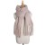 style shawl occidental style autumn Winter thick circle circle tassel leaves scarf