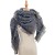  style shawl occidental style spring autumn Winter large size sweaters buttons hooded shawl