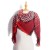  head occidental style shawl Collar autumn Winter big grid triangle scarf