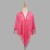 occidental style women dress autumn Winter wind v-neck tassel rainbow sweater woman