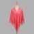 occidental style women dress autumn Winter wind v-neck tassel rainbow sweater woman