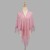 occidental style women dress autumn Winter wind v-neck tassel rainbow sweater woman