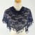 lace color Korea triangle   fashion hollow lady pure color rose triangle scarf