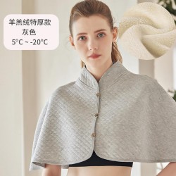 Autumn and Winter velvet warm shawl cotton
