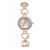 (  Rose GoldSuit )fashon Rome pattern damond lady watch woman watch-face quartz watch-face Bracelets woman style wrst-w