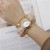 lady personalty temperament Alloy Bracelets fashon trend damond shell woman style quartz watch