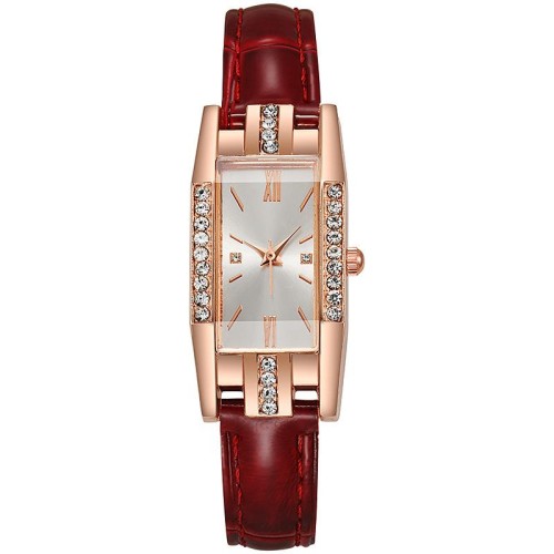  samll watch-face fashon all-Purpose damond Rome dgt lady quartz watch
