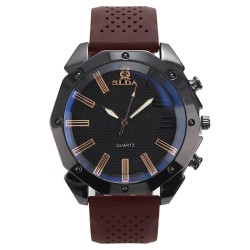 ( Black face)bg dal quartz watch man style lesure personalty belt man watchwat..