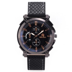 fashon trend man watch lesure Busness belt wrst-watches bg dal dgt quartz watc..