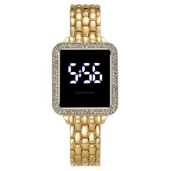fashon ED damond lady watch woman watch-face electronc