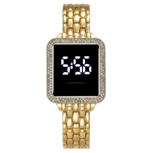fashon ED damond lady watch woman watch-face electronc