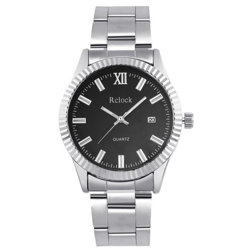 fashon man day Busness wrst-watches  occdental style man woman steel belt quartz watch-face gft watch-face