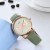 ( gray) watch  lovely pattern quartz watch  ranbow slca gel watchband student gft watch