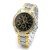  gold man watch steel belt watch man  lesure quartz watch-face