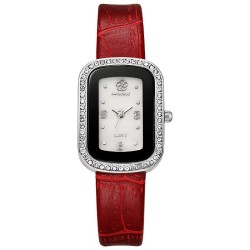 square damond lady watch creatve belt quartz woman watch-face all-Purpose smal..