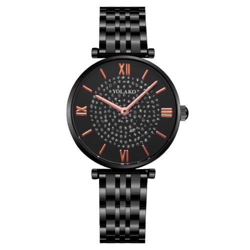 fashon lady watch woman watch-face steel belt woman style wrst-watches quartz watch-face