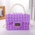 Mobile phone bag, zero wallet children bubble pearl portable chain silicone bag