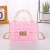Mobile phone bag, zero wallet children bubble pearl portable chain silicone bag