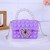   silica gel love Jelly bag child messenger  Pearl handbag  silica gel coin Purse