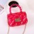 lady Shoulder bag fashion Pearl chain bag portable Mini   Jelly bag