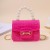 lady shoulder handbag woman fashion Pearl chain portable Mini samll bag   Jelly bag