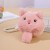 three velvet cartoon coin Purse woman  creative cartoon Coin bag bag  Pearl rope