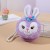 three velvet cartoon coin Purse woman  creative cartoon Coin bag bag  Pearl rope