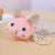 three velvet cartoon coin Purse woman  creative cartoon Coin bag bag  Pearl rope