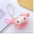 three velvet cartoon coin Purse woman  creative cartoon Coin bag bag  Pearl rope
