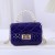 ( black) handbag fashion Pearl portable chain portable Mini hollow  Jelly bag